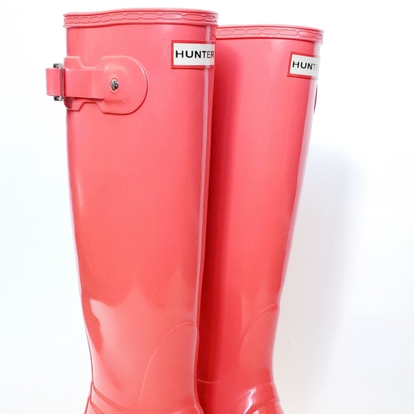 ๐Rain Hunter Boots Like New Tall Gloss๐ - Picture 12 of 16